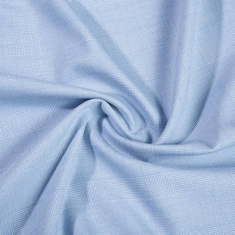 Fx55682 moda tr poli viskoz ile spandex ipliği boyalı kontrol kumaş okulu üniformaları için